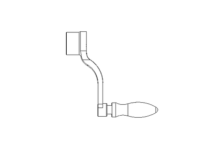 Ручной кривошип R= 80  V=10