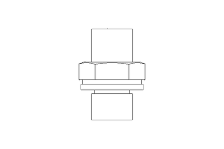 Conexão roscada HM reta