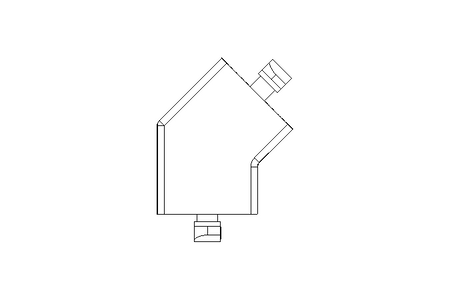 Conector 45° 30x30 para perfil