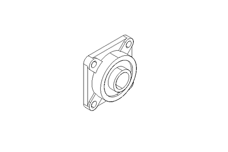 Mancal de flange UCF 35/42,9x117