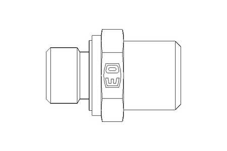 Raccordo a vite L 6 G1/8" Niro ISO8434