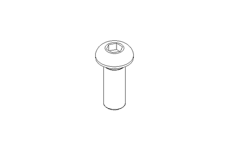 Parafuso de cabeça chata M6x16 A2