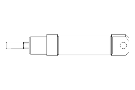 Doppelt wirkender Zylinder D16 Hub10