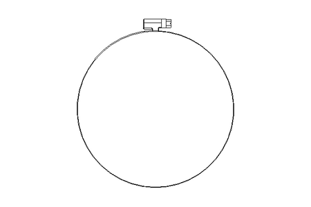 Abrazadera para mangueras D=292-327 B=20