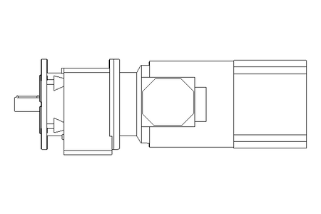 Motor redutor com engren. 3kW 247 1/min