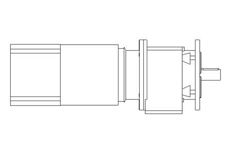 正齿轮变速电机 2,2kW 92 1/min