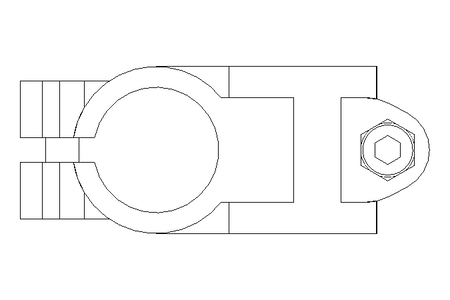 Clip di fissaggio D=20-30 B=40