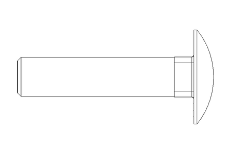 Pf cb oval r/q M10x45 A2 DIN603