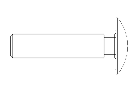 Pf cb oval r/q M10x45 A2 DIN603