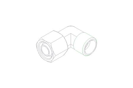 Threaded elbow connector L 10