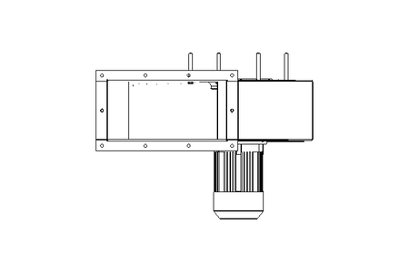 Radial flow fan 1500W