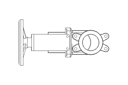 Knife gate valve