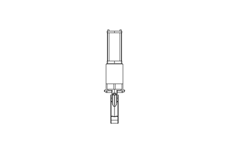 Knife gate valve DN80 PN10 pneumatic