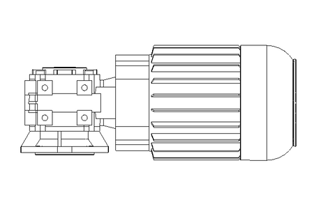 Schneckengetriebemotor 0,55kW 104 1/min