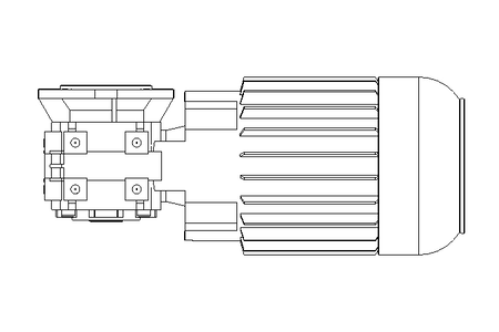 Motoréd. à vis sans fin 0,55kW 74 1/min