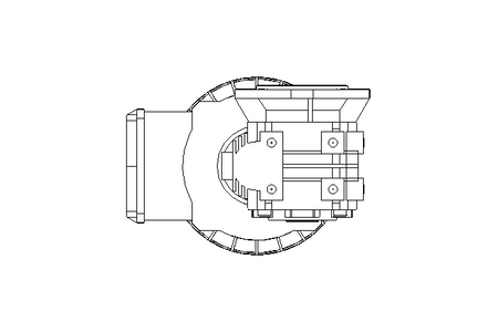 Schneckengetriebemotor 0,55kW 74 1/min