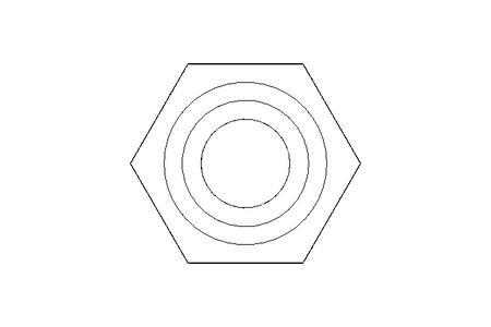 Hexagon cap nut M3 A1 DIN917
