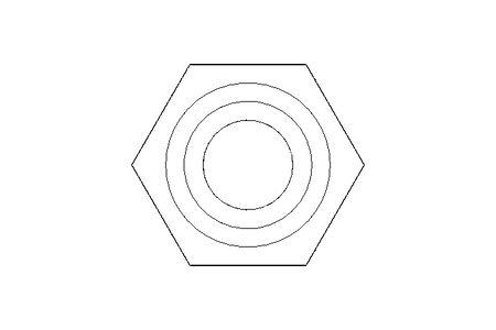 Ecrou borgne hexagonal M3 A1 DIN917