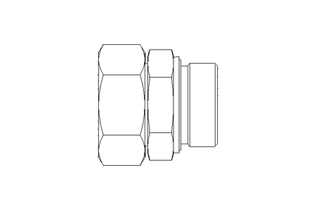 Raccordo a vite L 42 G 1 1/2" St DIN3865