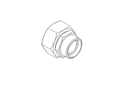 Reducing coupling L 35/28 St ISO8434