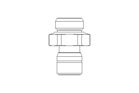 Steckverschraubung G1/8 D 4 Niro