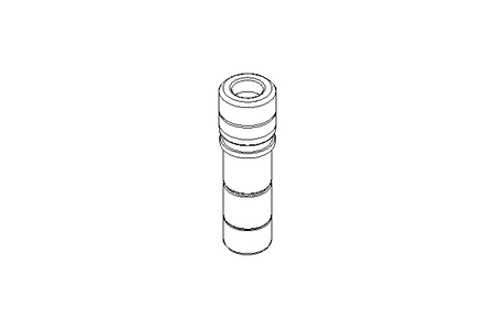 Conexão para tubo D=12 D=8 inox