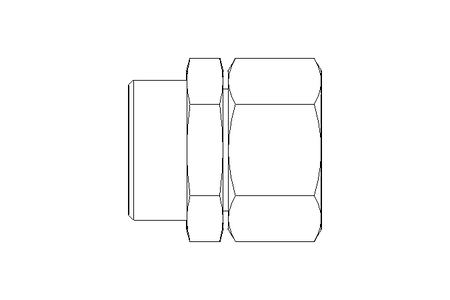 Spacing adapter L 28/28 St ISO8434