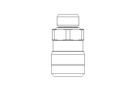 Steckverschraubung G1/4 D 12 Niro