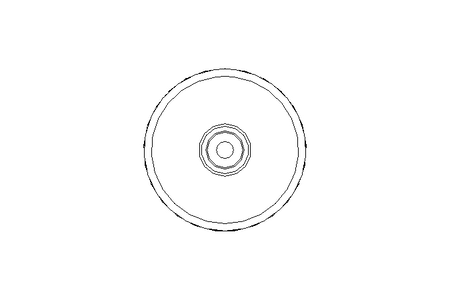 Rolo de suporte EL=250RL=192,5D=63,5X2,9