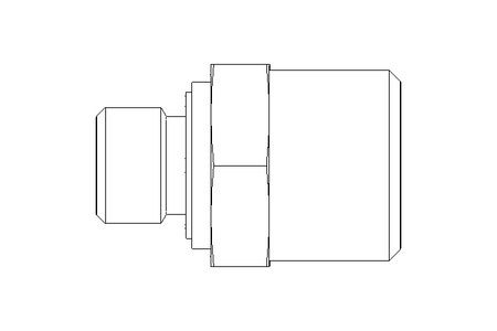 Encaixe tubo/união rosc. L 10 G1/8" AC