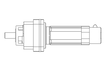 Helical gear servo motor 9.50 Nm