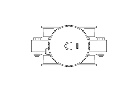 Butterfly valve B DN100 CVC AA E