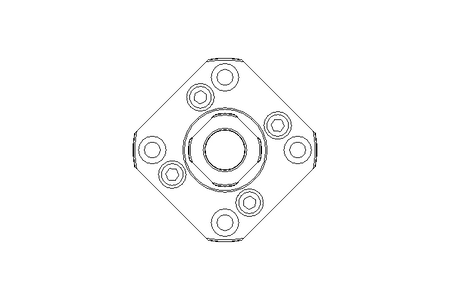 Mancal de flange FK 15/52x42