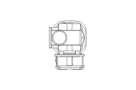 Worm gear motor 0.37kW 48 1/min