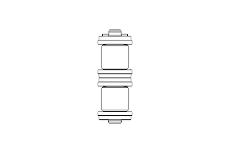 Rollenkette 12B-2 GL  40 Glieder DIN8187