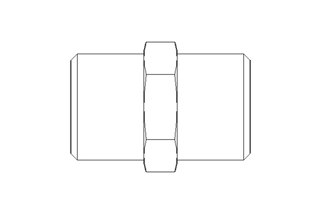 Verschraubung L 10/10 Niro ISO8434