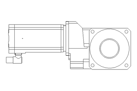 Motorredutor de engrenagem conica 9,4Nm