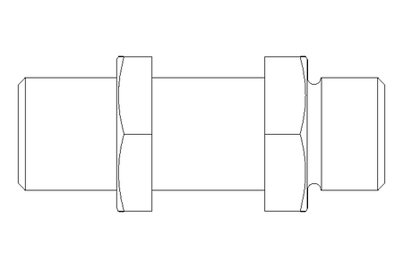 Thread. bulkhead connect. L 10/10