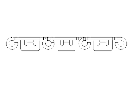 Catena a cerniera SSC8811B-3,5IN B=88,9