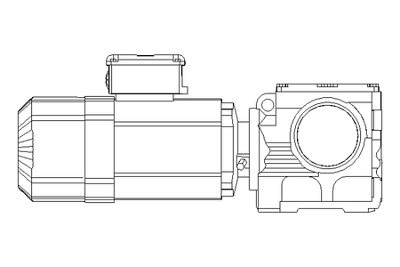 Schneckengetriebemotor 0,75kW 20 1/min