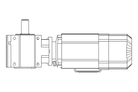 Schneckengetriebemotor 0,75kW 20 1/min