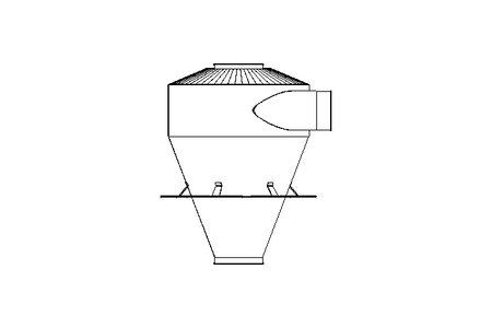 Zyklon kpl. mit Stuetzring