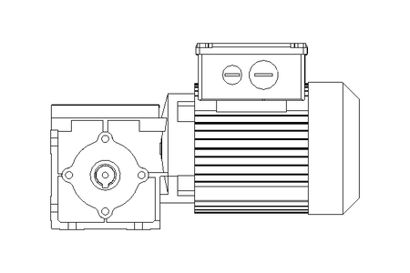 Motorreductor ortogonal 0,15kW 244 1/min