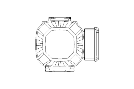 Motor engrenagem sem fim 0,55kW 50 1/min