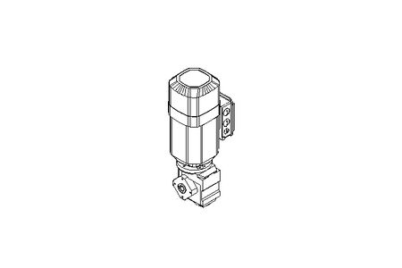 Worm gear motor 0.55kW 57 1/min