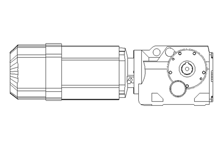 Kegelradgetriebemotor 0,55kW 50 1/min