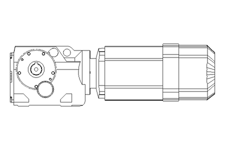 Kegelradgetriebemotor 0,55kW 50 1/min