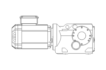 Motor redutor 0,55kW 24 1/min