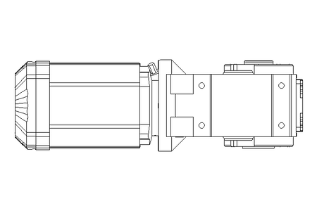 Moteur réducteur 0,55kW 24 1/min