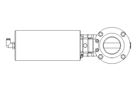 Butterfly valve B DN050 WVM NC E EX